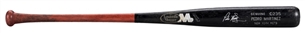 2007-08 Pedro Martinez Game Used & Signed Louisville Slugger C235 Model Bat (PSA/DNA GU 8 & JSA)